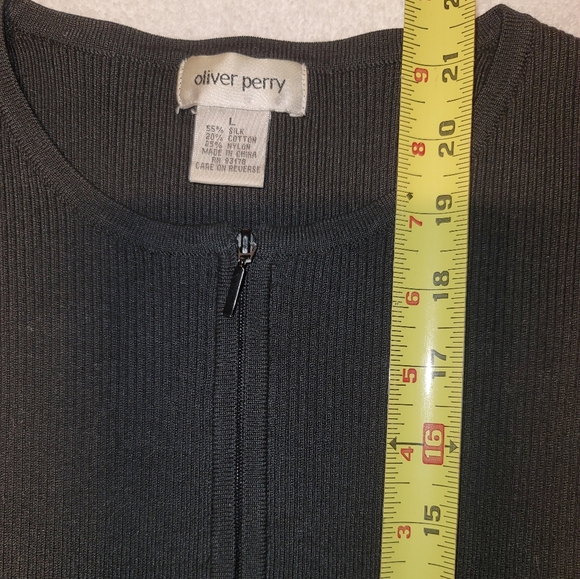 Oliver Perry zip front cardigan - Picture 5 of 6